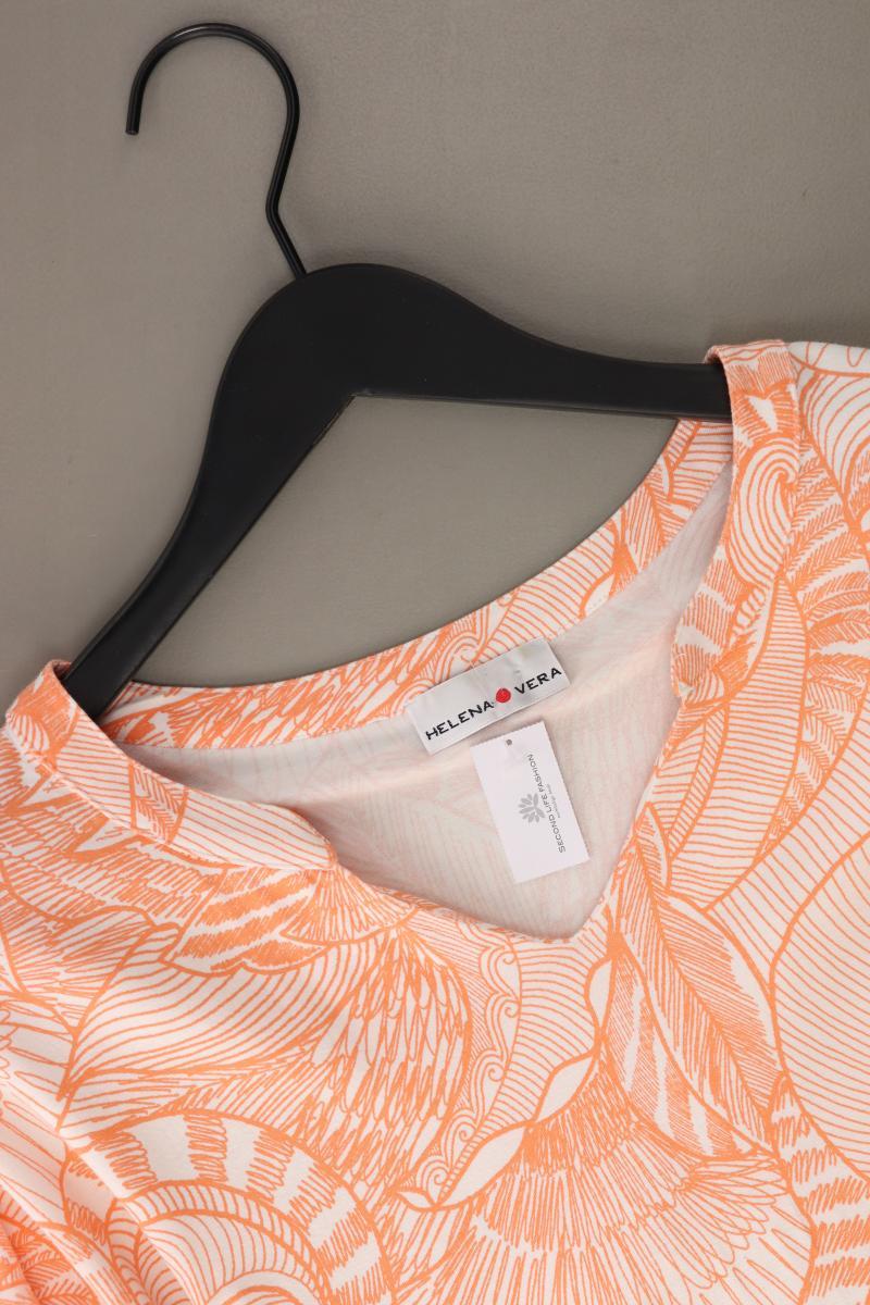 Helena Vera Printshirt Gr. 52 Kurzarm orange aus Viskose - Image 3