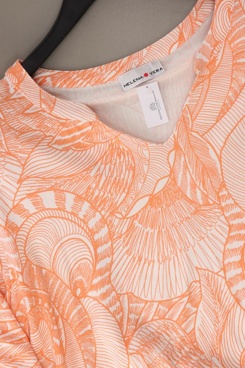 Helena Vera Printshirt Gr. 52 Kurzarm orange aus Viskose - Image 4