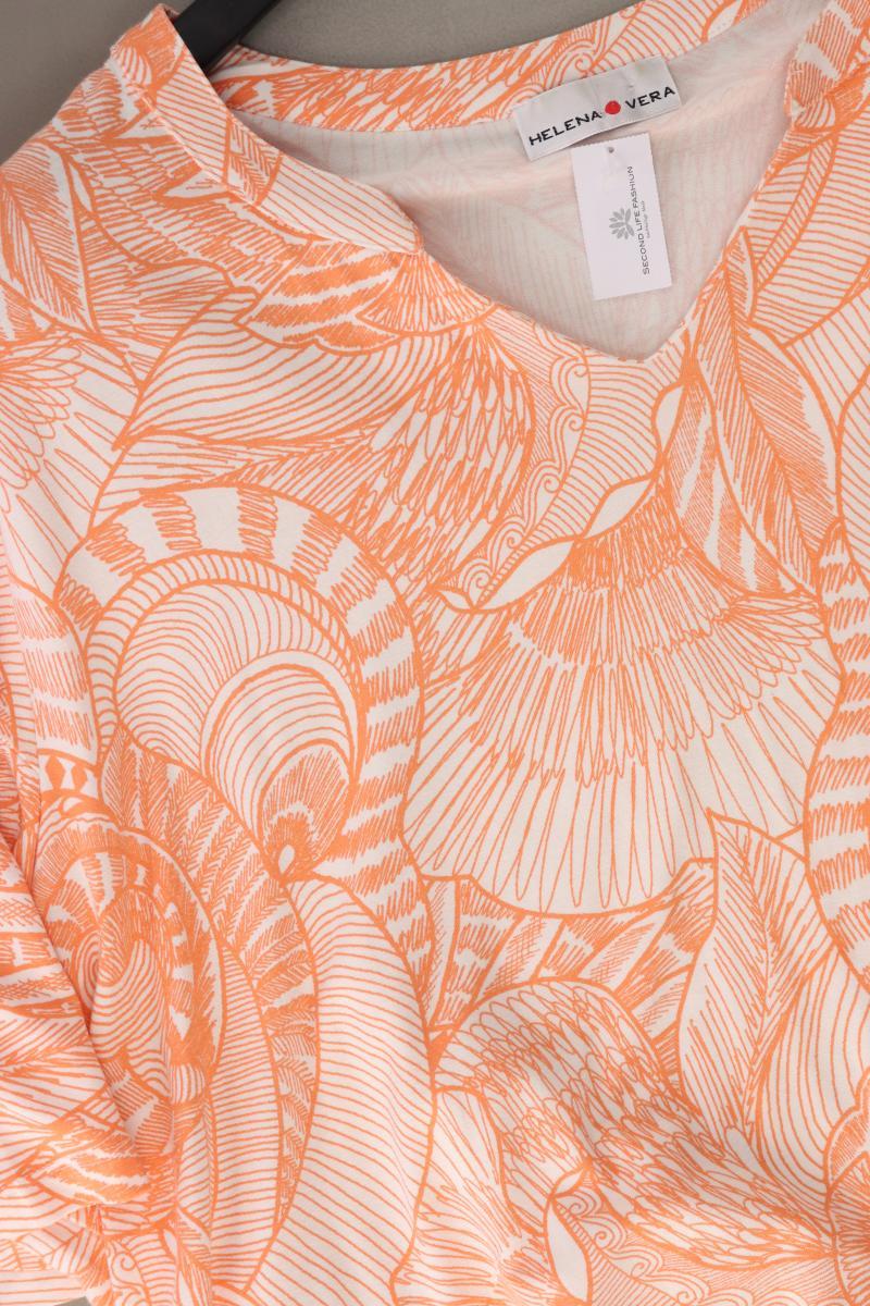 Helena Vera Printshirt Gr. 52 Kurzarm orange aus Viskose - Image 5