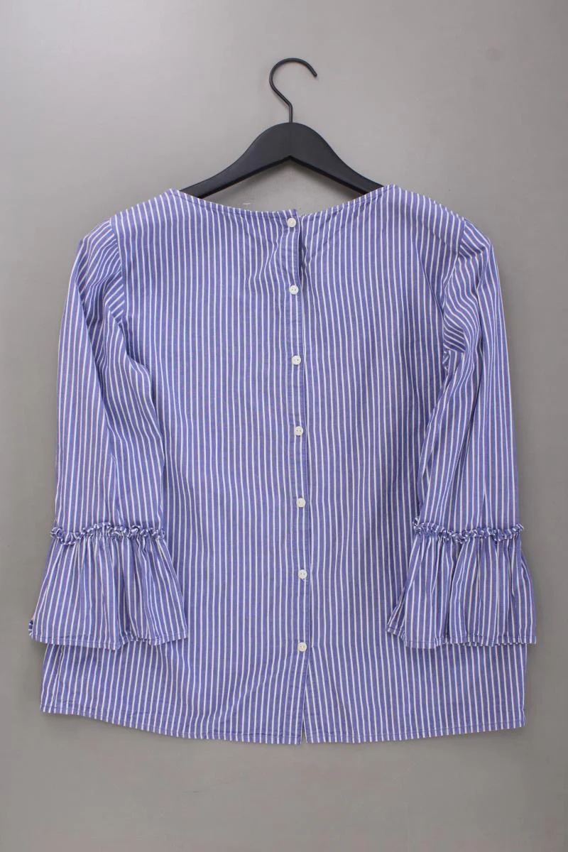 Tom Tailor Classic Bluse Gr. 40 gestreift 3/4 Ärmel blau - Image 4