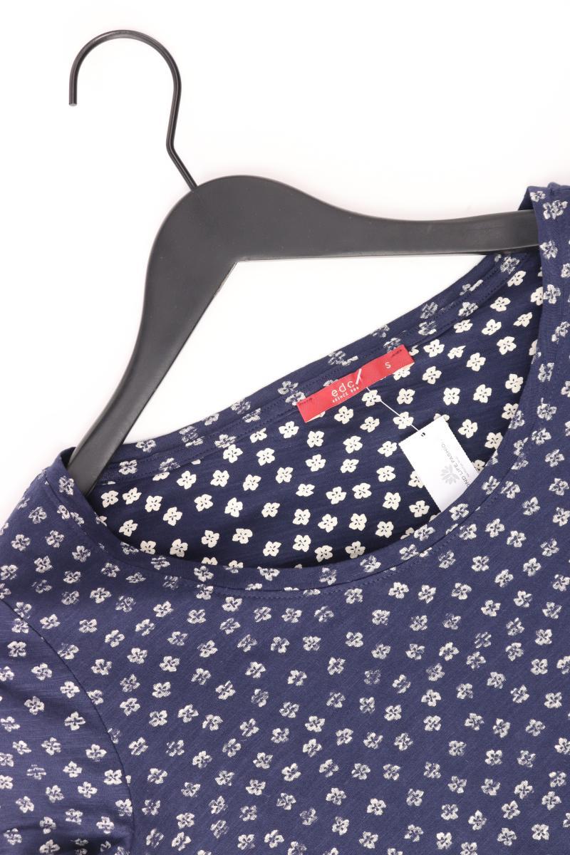 edc by Esprit Printshirt Gr. S Kurzarm blau aus Baumwolle - Image 3