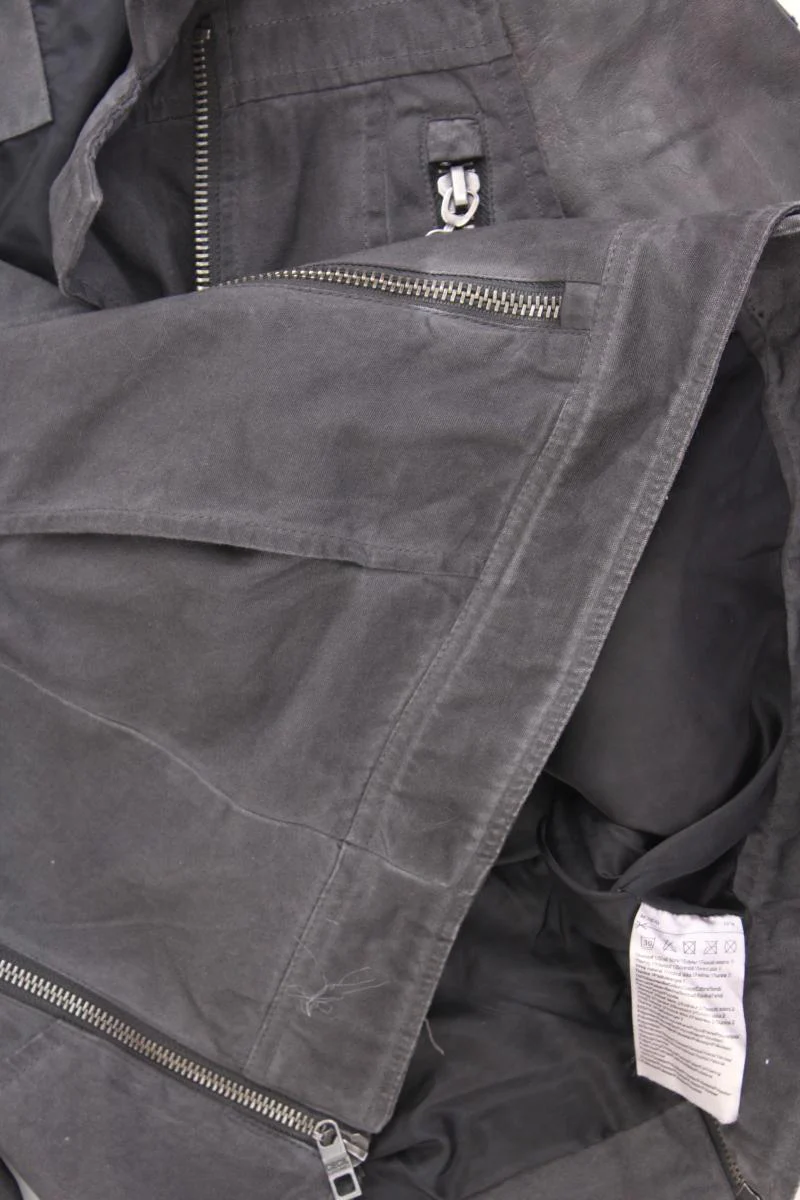 Cecil Bikerjacke Gr. M neuwertig grau aus Polyurethan - Image 3