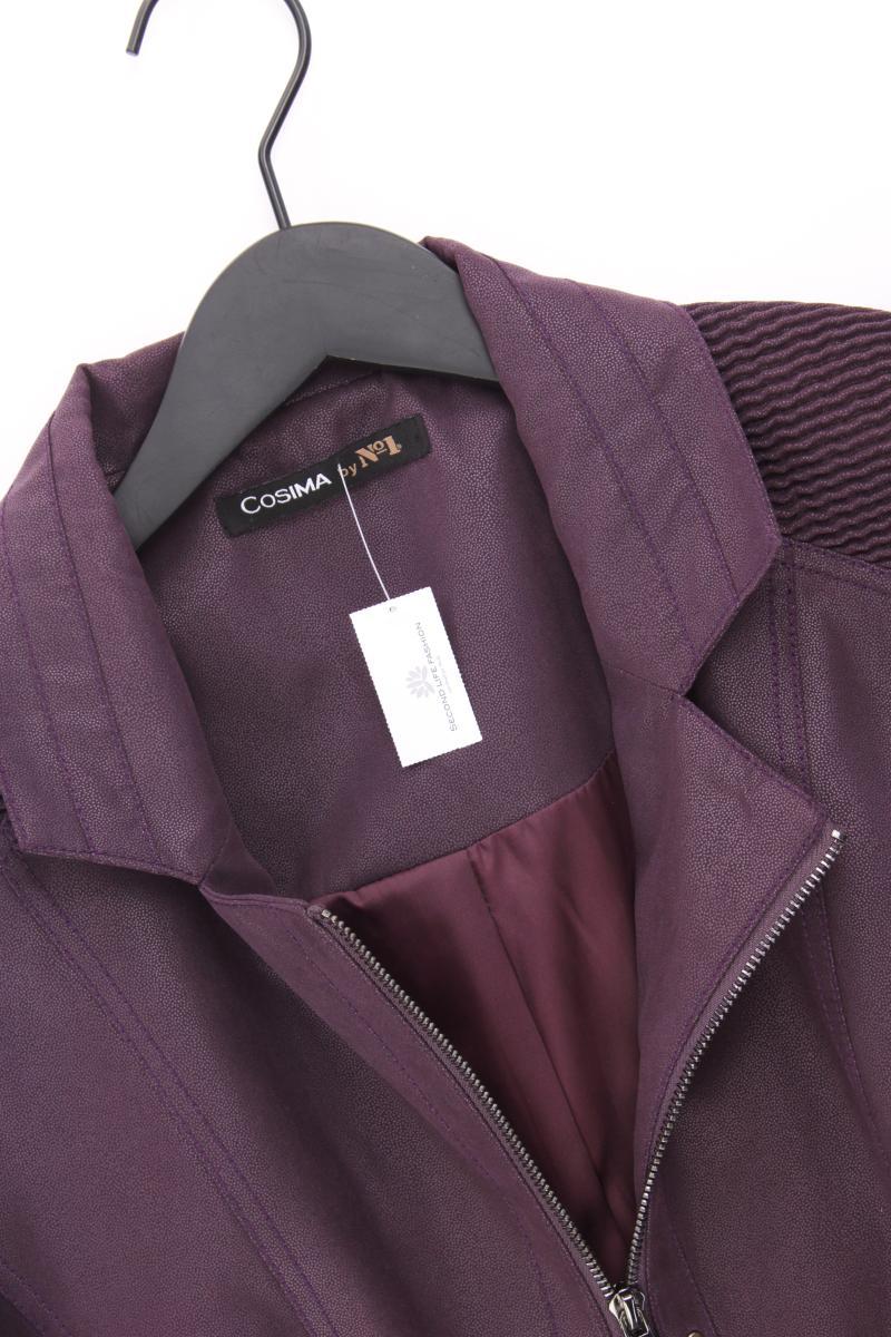 Cosima Übergangsjacke Gr. 46 neuwertig lila aus Polyester - Image 2