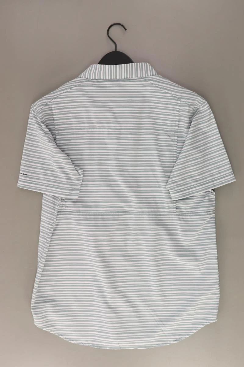 Columbia Kurzarmhemd für Herren Gr. M gestreift türkis aus Polyester - Image 2
