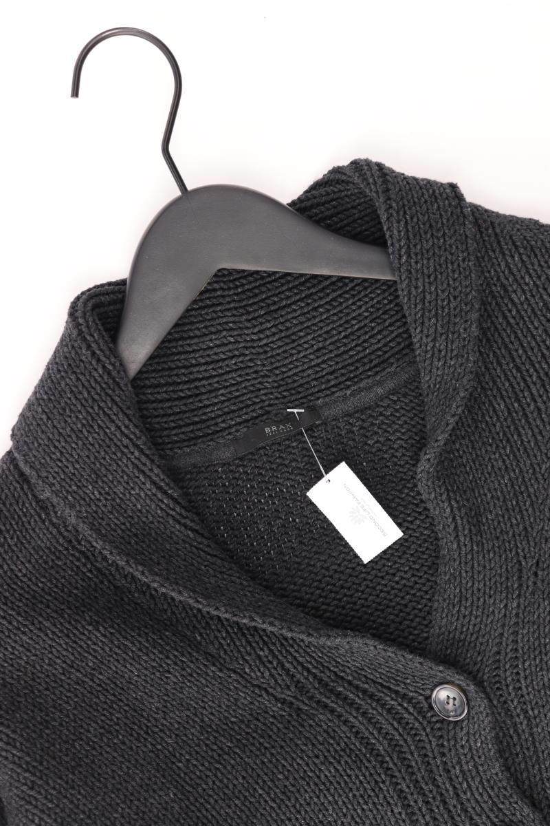 Brax Strickjacke Gr. 46 Langarm grau aus Baumwolle - Image 3