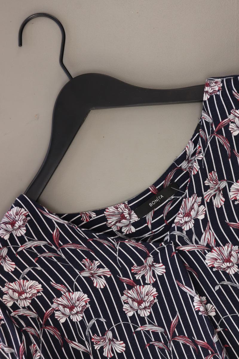 Bonita Langarmbluse Gr. 44 mit Blumenmuster blau aus Viskose - Image 3
