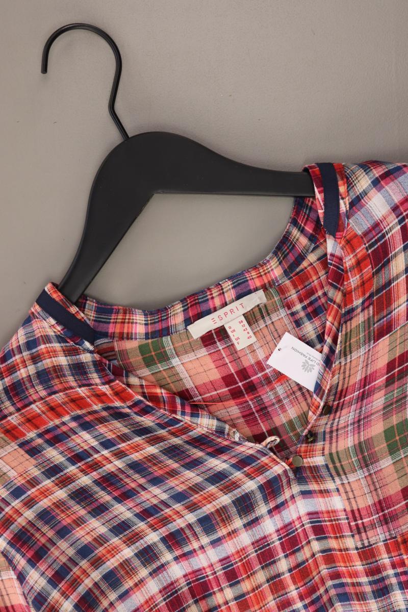 Esprit Karobluse Gr. 38 kariert Langarm rot aus Viskose - Image 3