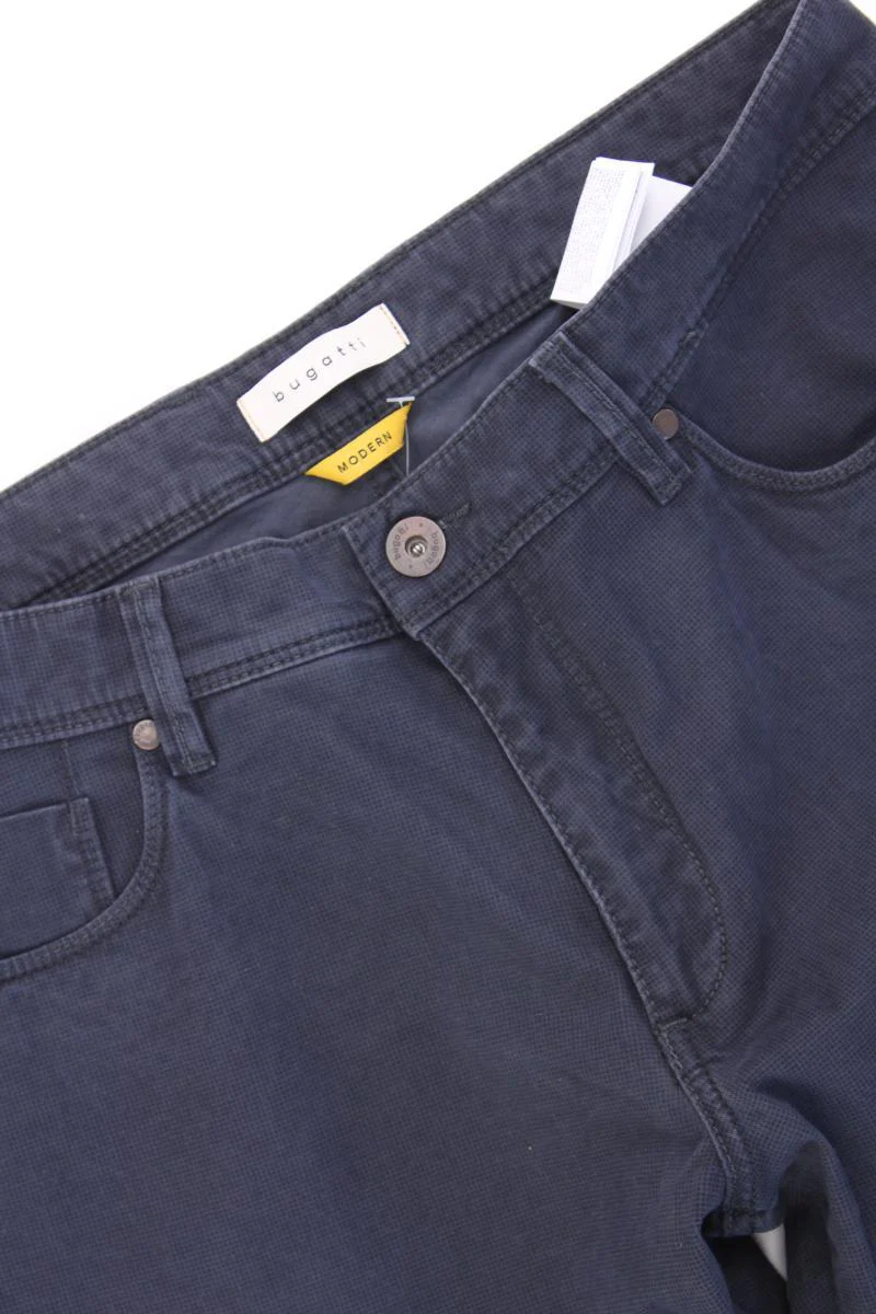 Bugatti Five-Pocket-Hose für Herren Gr. W34/L30 Modell Oxford blau aus Baumwolle - Image 2
