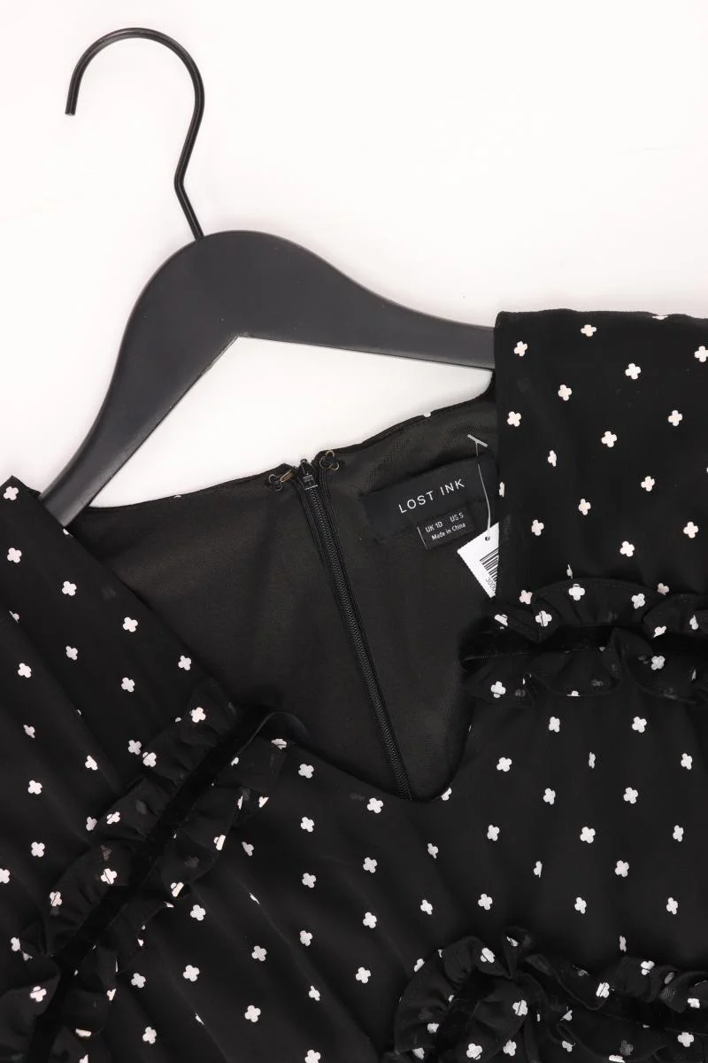 Lost Ink Langarmkleid Gr. S schwarz aus Polyester - Image 3