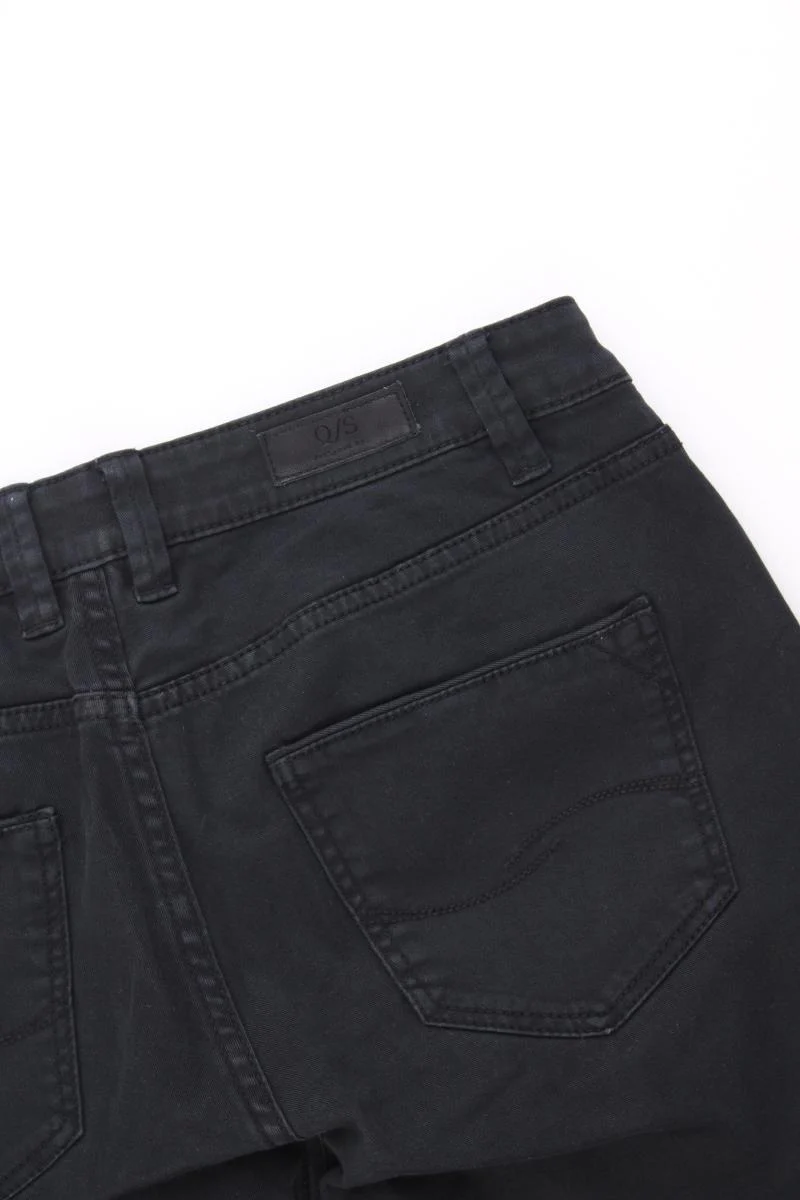 QS by s.Oliver Five-Pocket-Hose Gr. 34/L30 Modell Catie schwarz aus Baumwolle - Image 3