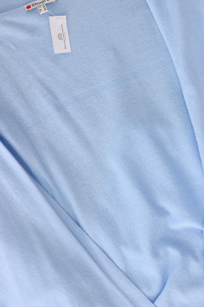 Street One Strickjacke Gr. 42 3/4 Ärmel blau aus Viskose - Image 4