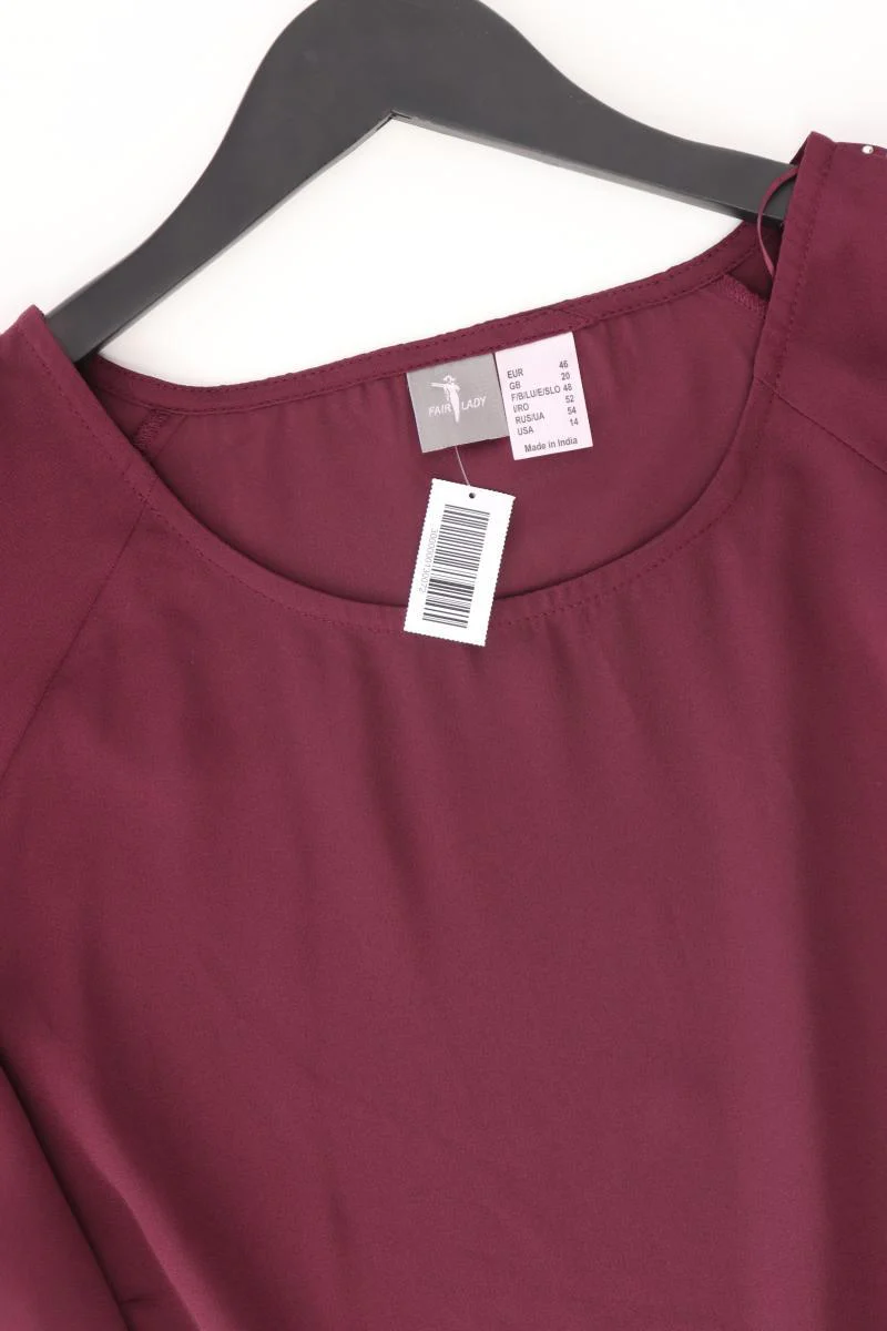 FAIR LADY Classic Bluse Gr. 46 3/4 Ärmel lila aus Polyester - Image 2