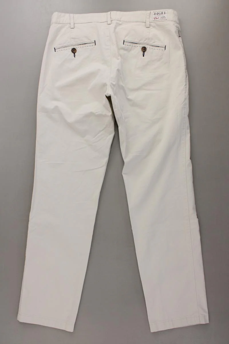 Digel Chinohose für Herren Gr. 50 creme aus Baumwolle - Image 4