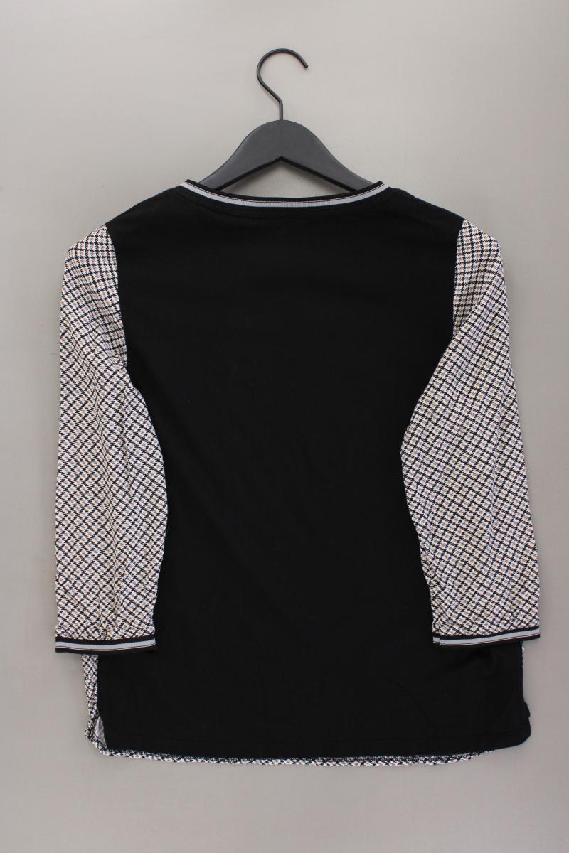 Tom Tailor Classic Bluse Gr. S hahnentritt 3/4 Ärmel grau aus Viskose - Image 4