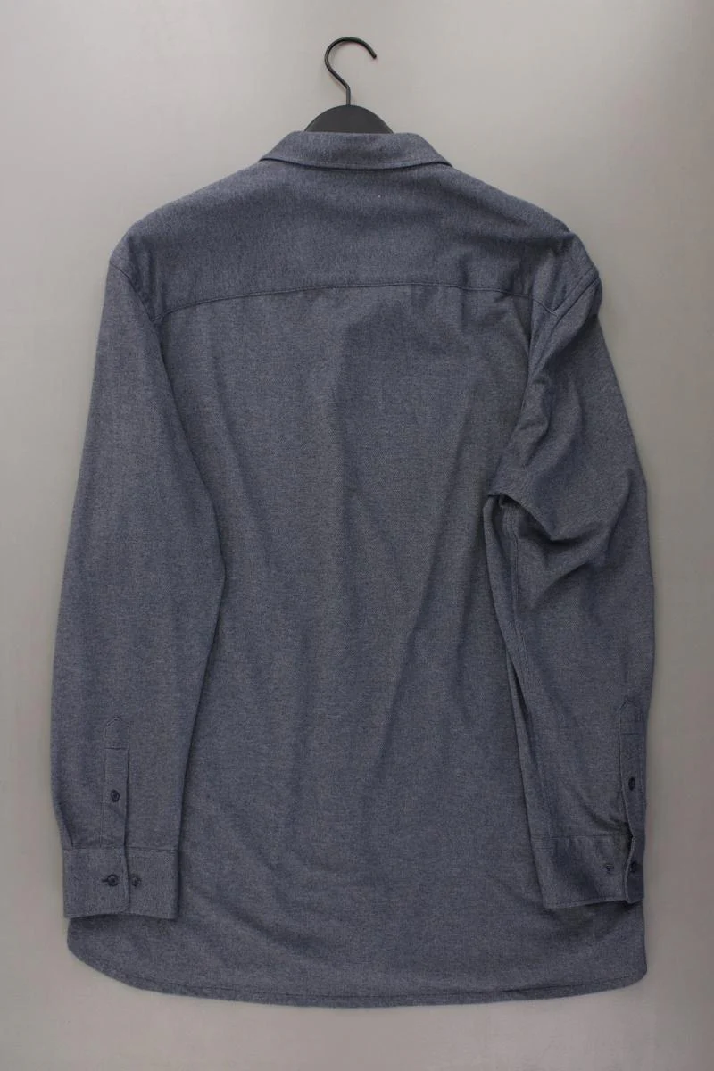 Dunmore Langarmhemd für Herren Gr. XL neuwertig grau aus Baumwolle - Image 4