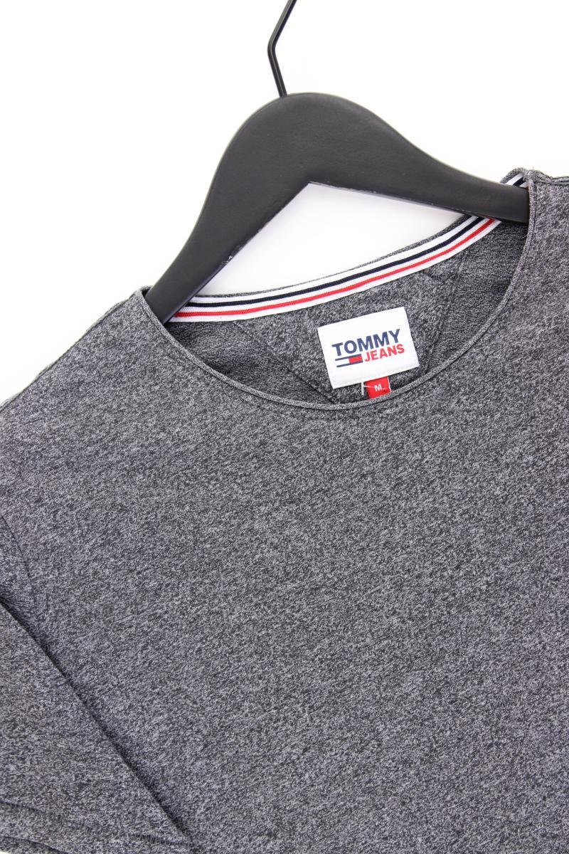 Tommy Jeans T-Shirt für Herren Gr. M Kurzarm grau aus Baumwolle - Image 2