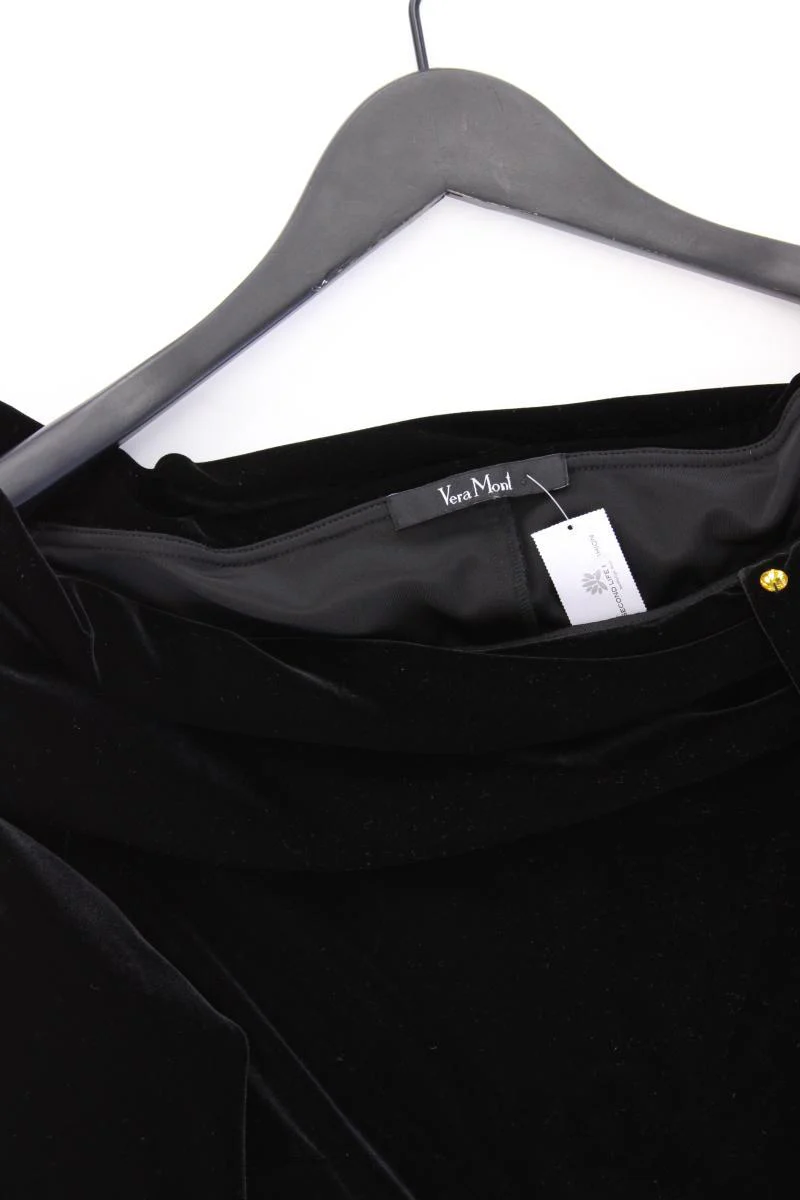 Vera Mont Classic Shirt Gr. 44 3/4 Ärmel mit Carmen-Ausschnitt schwarz - Image 2