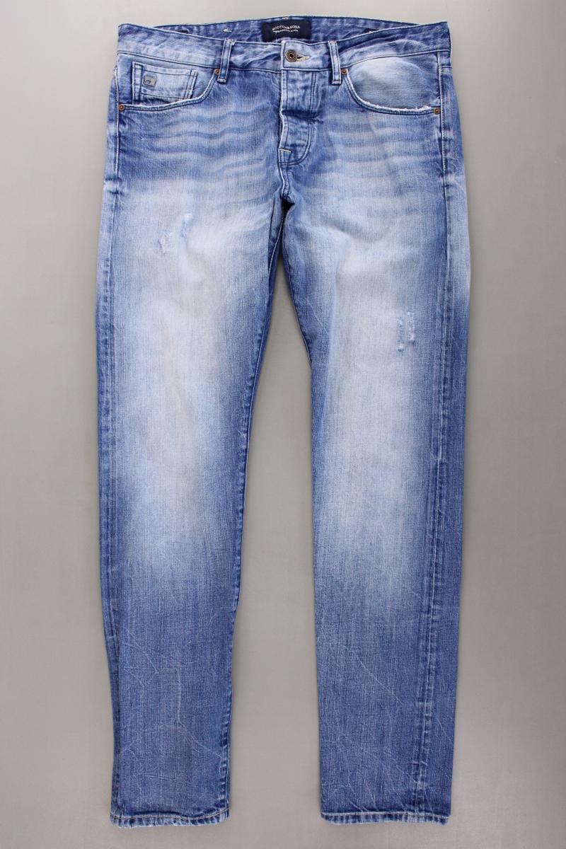 Scotch & Soda Straight Jeans für Herren Gr. W33/L34 Modell RALSTON blau
