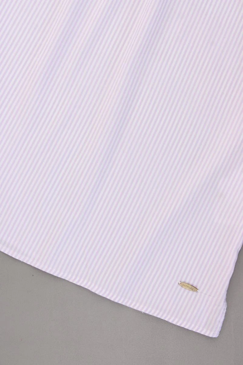 Betty & Co. Kurzarmbluse Gr. 40 gestreift lila aus Lyocell - Image 3