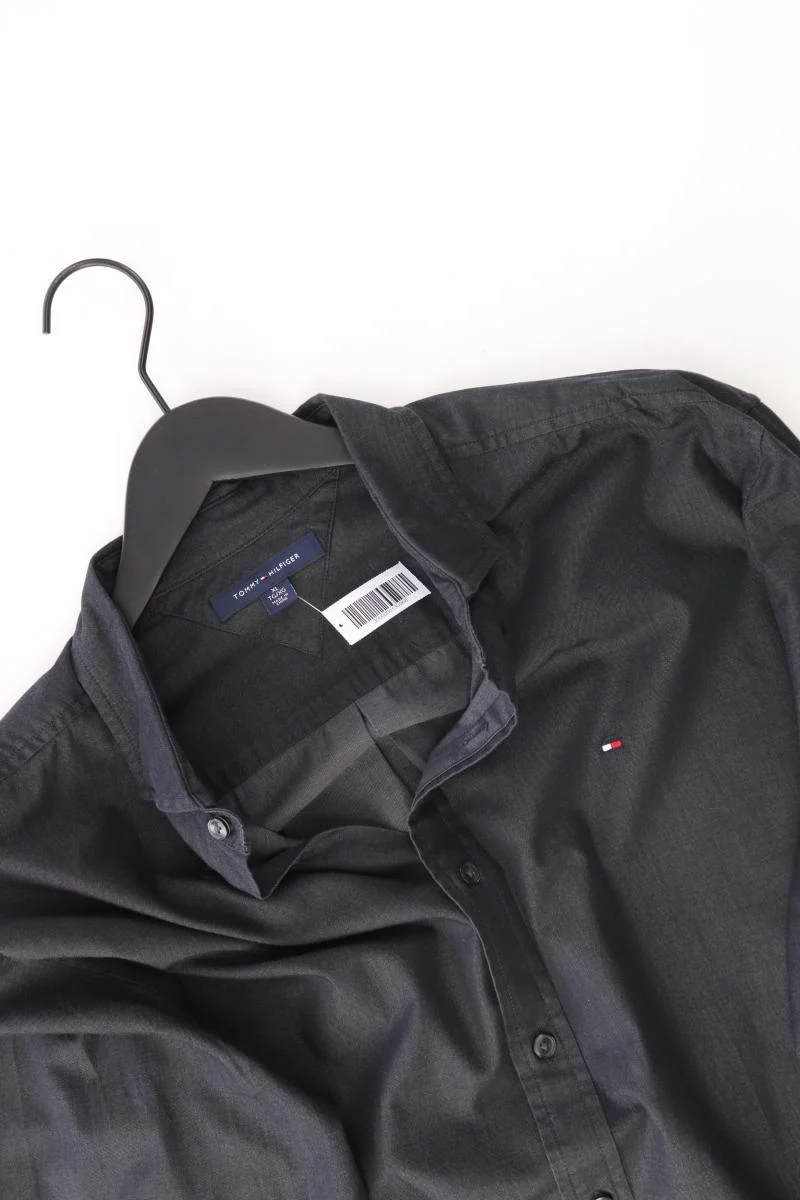 Tommy Hilfiger Langarmhemd für Herren Gr. XL grau - Image 2