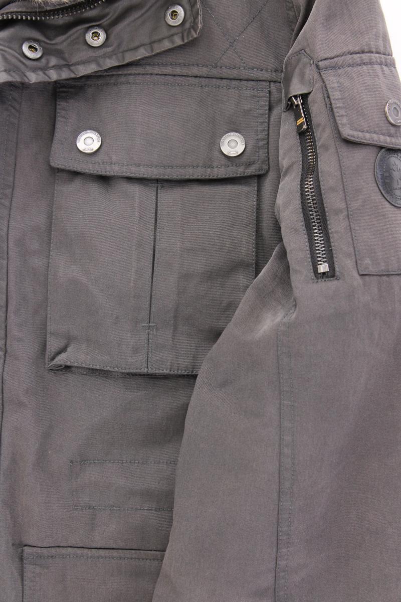 Engbers Lange Jacke für Herren Gr. 56 braun aus Nylon - Image 3