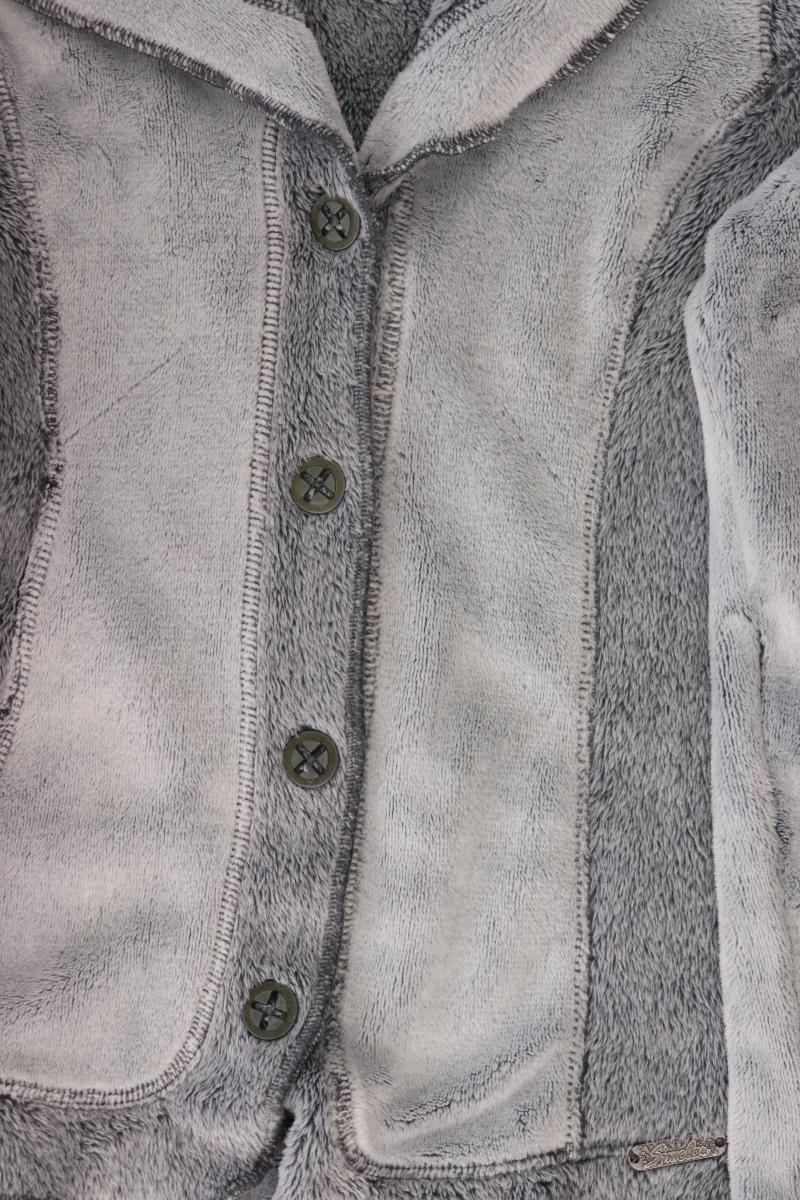 Simclan Strickjacke Gr. 38 Langarm grau aus Polyester - Image 3
