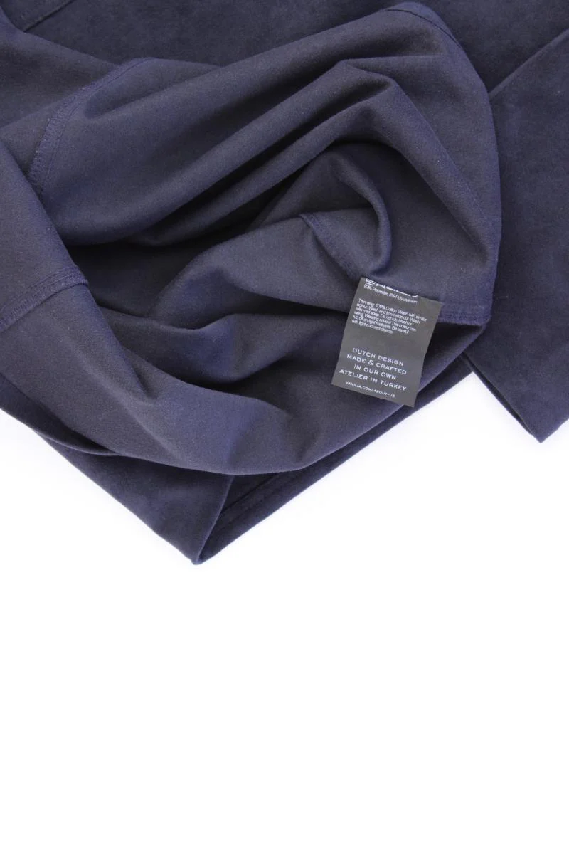 Vanilia Kleid in Wildlederoptik Gr. 38 3/4 Ärmel blau aus Polyester - Image 3