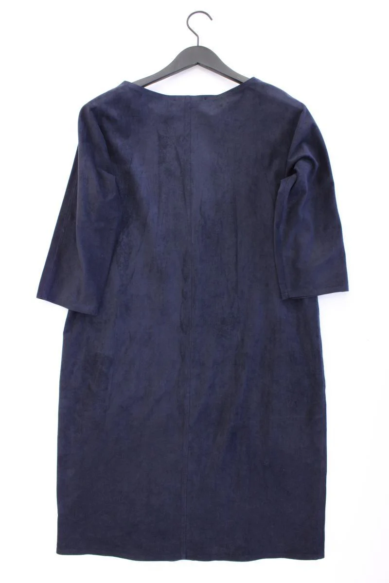 Vanilia Kleid in Wildlederoptik Gr. 38 3/4 Ärmel blau aus Polyester - Image 4