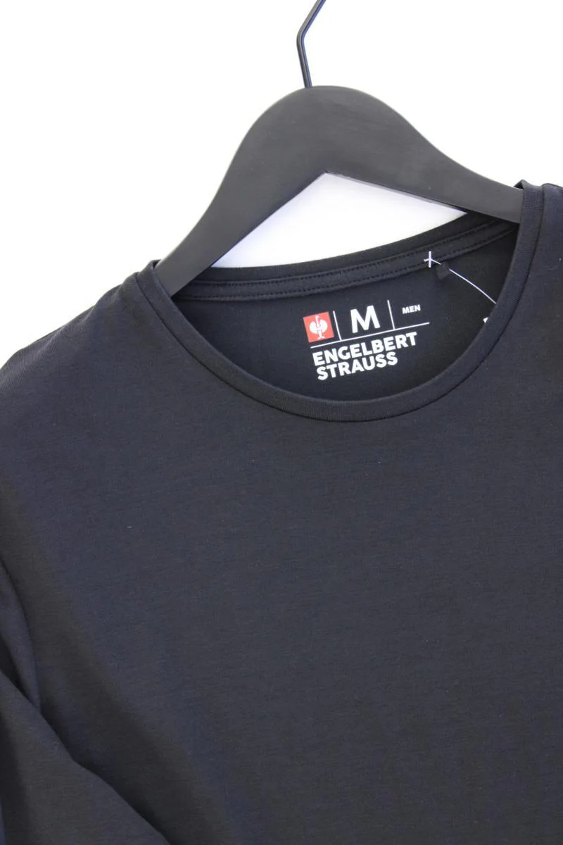 Engelbert + Strauss Longsleeve-Shirt für Herren Gr. M Langarm schwarz aus Modal - Image 2