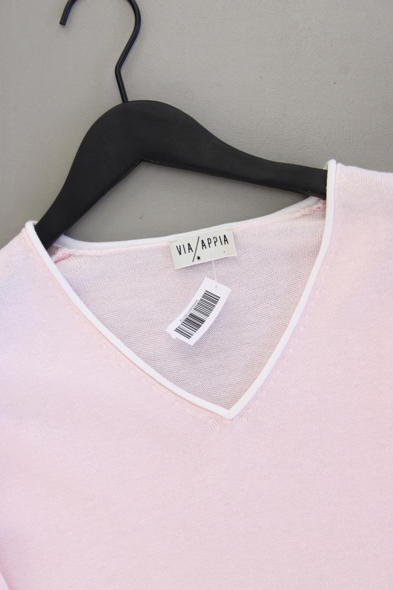Via Appia Feinstrickpullover Gr. 44 rosa aus Baumwolle - Image 2