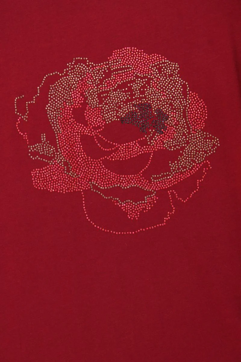 Mexx T-Shirt Gr. 44 Kurzarm rot aus Baumwolle - Image 3