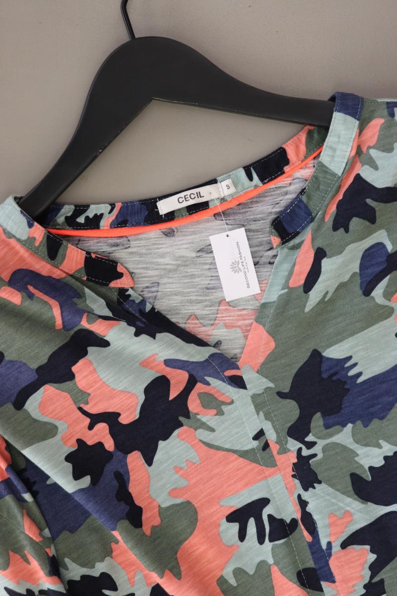 Cecil Printshirt Gr. S camouflage 3/4 Ärmel mehrfarbig aus Baumwolle - Image 2