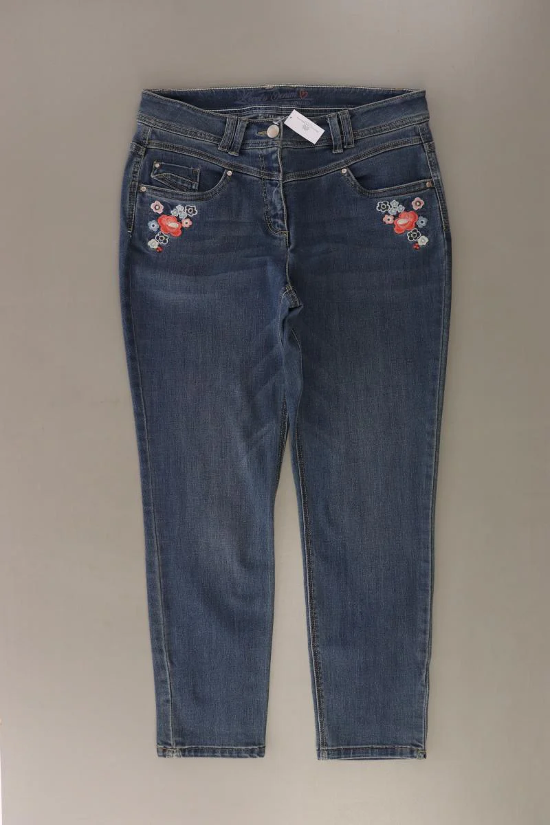 Adagio Straight Jeans Gr. 38 blau