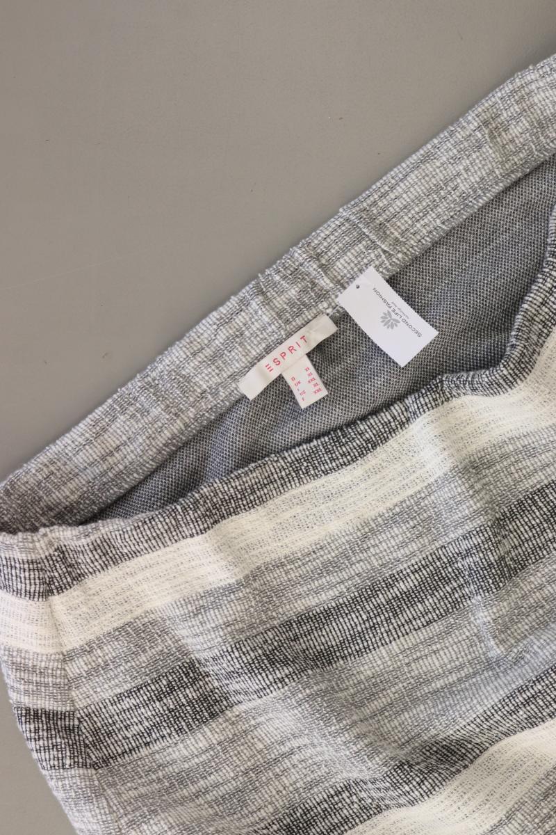 Esprit Stretchrock Gr. XL gestreift grau aus Baumwolle - Image 2