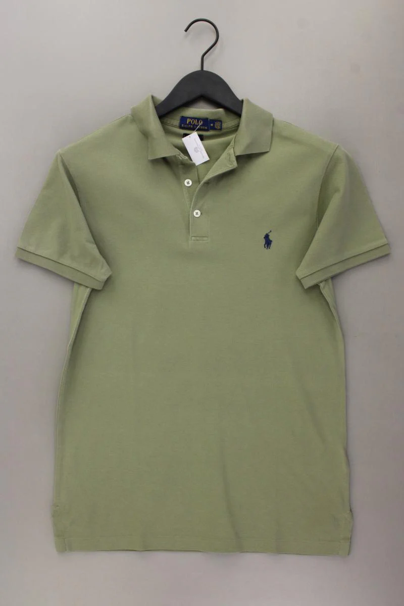 Polo Ralph Lauren Poloshirt für Herren Gr. M Kurzarm olivgrün aus Baumwolle