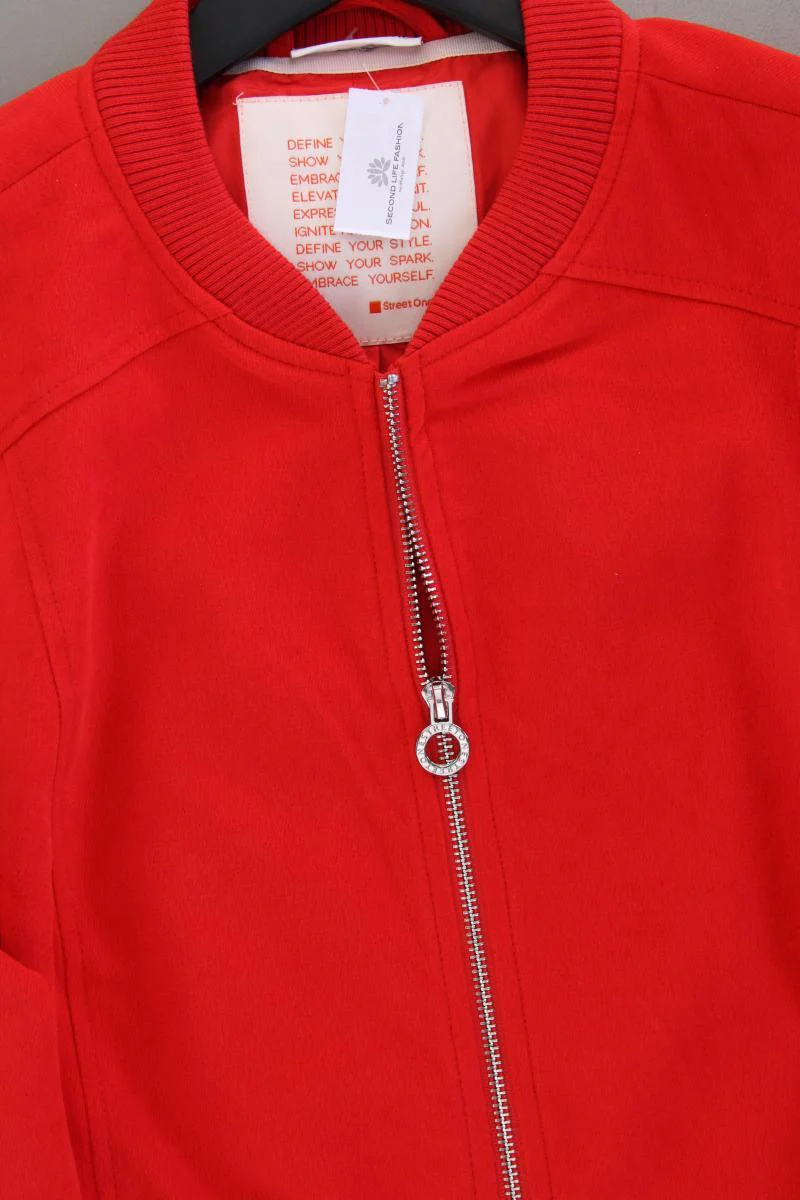 Street One Übergangsjacke Gr. 48 rot - Image 2