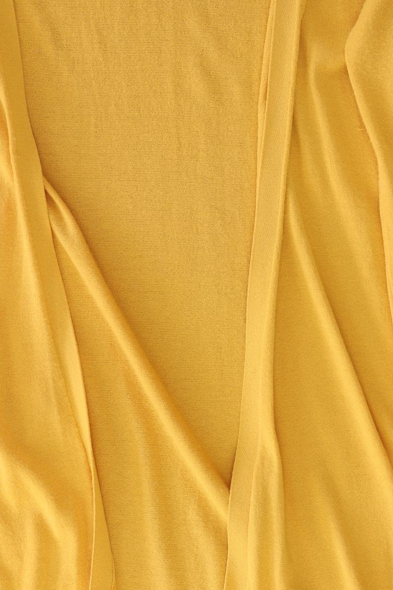 comma, Strickjacke Gr. 40 Langarm gelb aus Viskose - Image 3