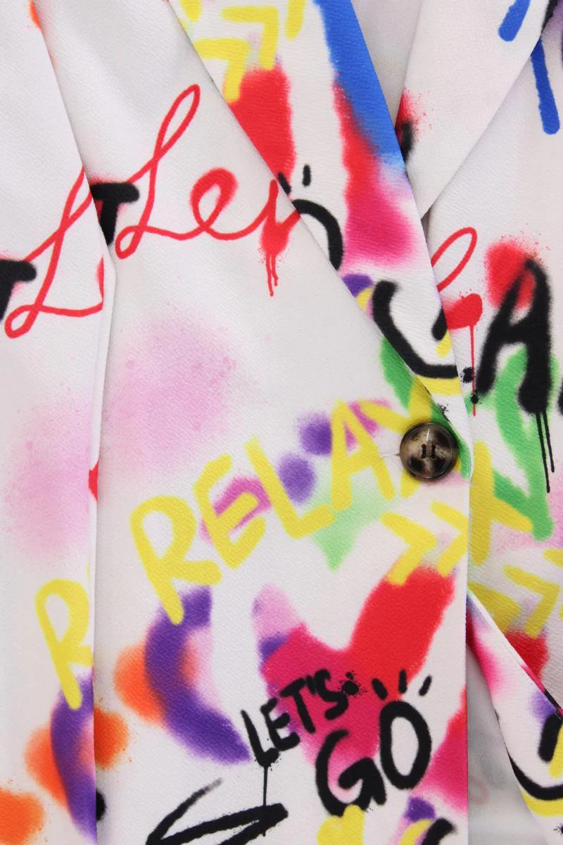 Shein Blazer Gr. 38 mehrfarbig - Image 3