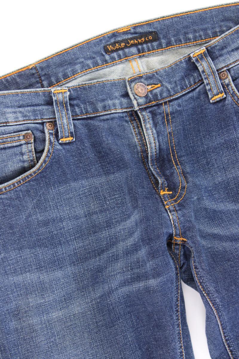 Nudie Jeans Straight Jeans für Herren Gr. W32/L36 Modell John blau aus Baumwolle - Image 2