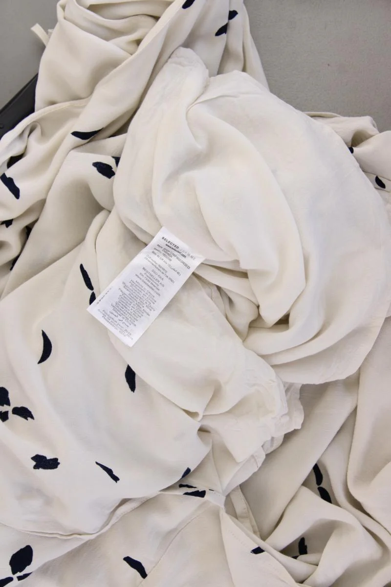 Selected Femme Maxikleid Gr. 40 Träger creme aus Viskose - Image 3