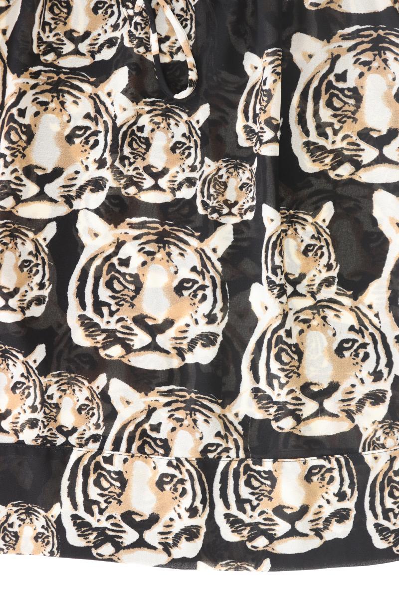 Vintage Top mit Tigermuster Gr. XS mit Tierdruck mehrfarbig aus Polyester - Image 3