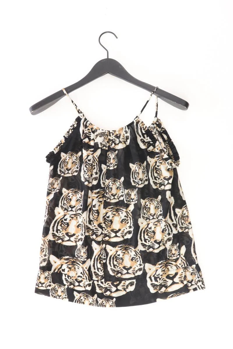 Vintage Top mit Tigermuster Gr. XS mit Tierdruck mehrfarbig aus Polyester - Image 4