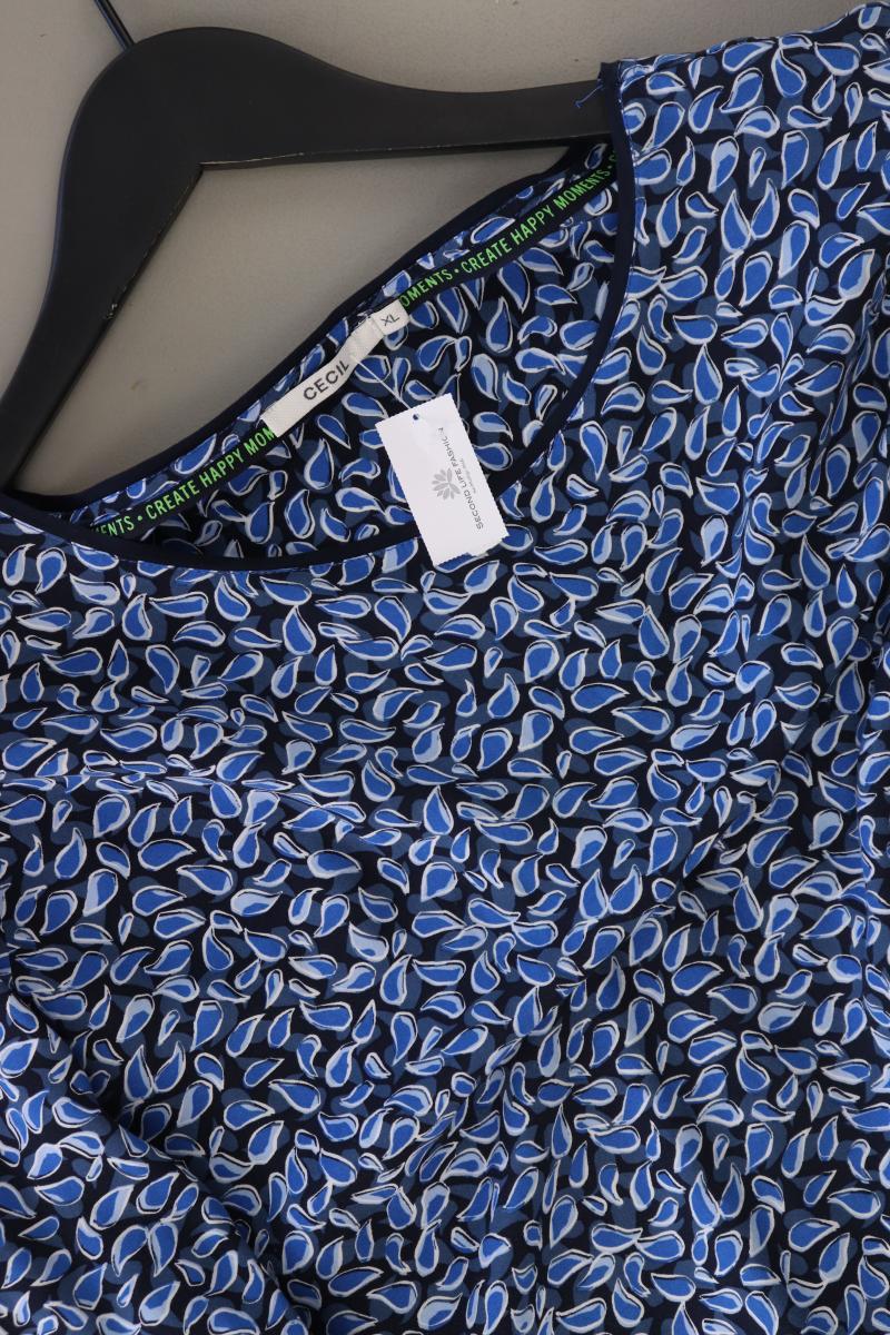 Cecil Langarmbluse Gr. XL blau aus Viskose - Image 2