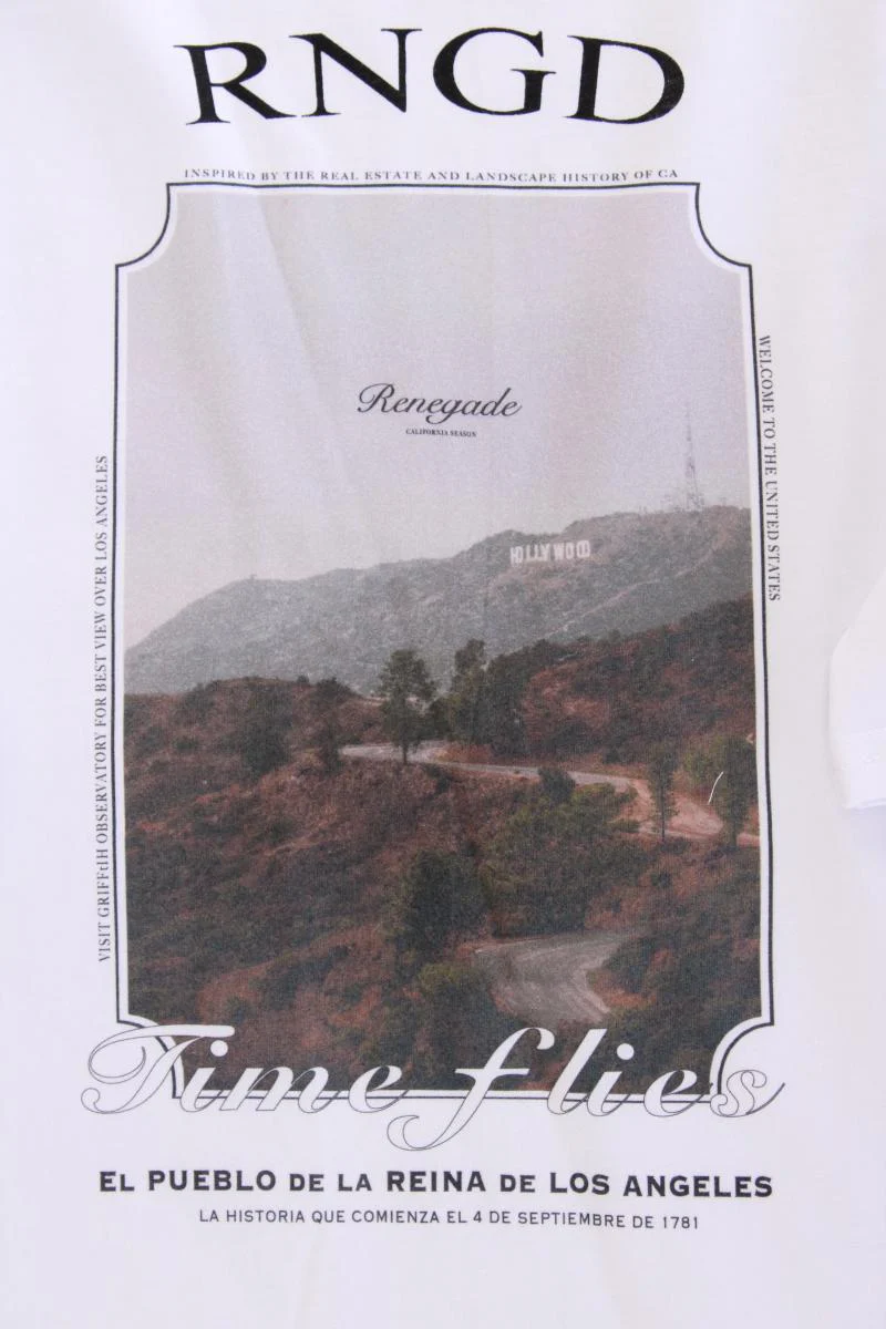 Printshirt für Herren Gr. XL neu mit Etikett Kurzarm weiß aus Baumwolle - Image 4