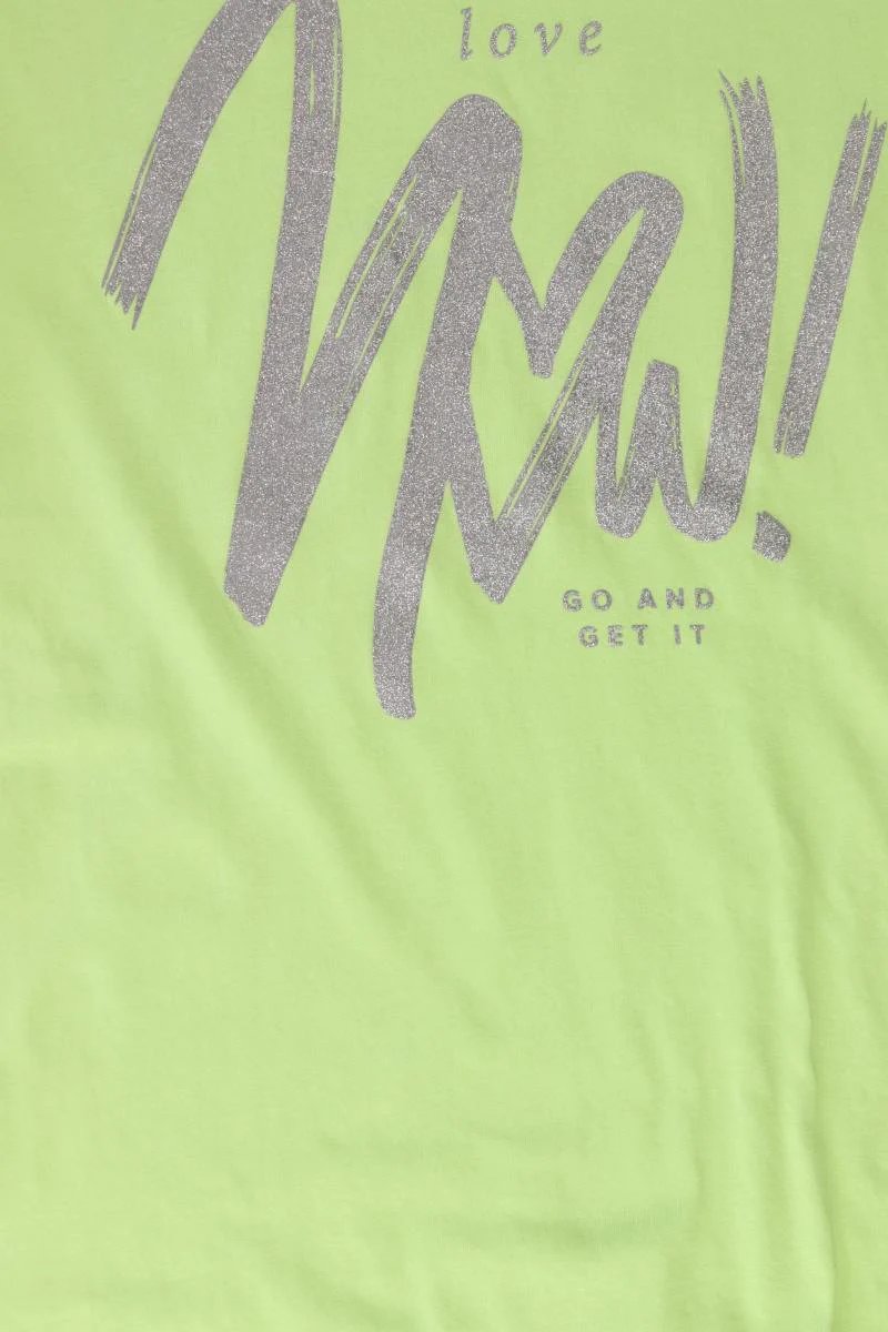 Street One Printshirt Gr. 38 Kurzarm grün - Image 3