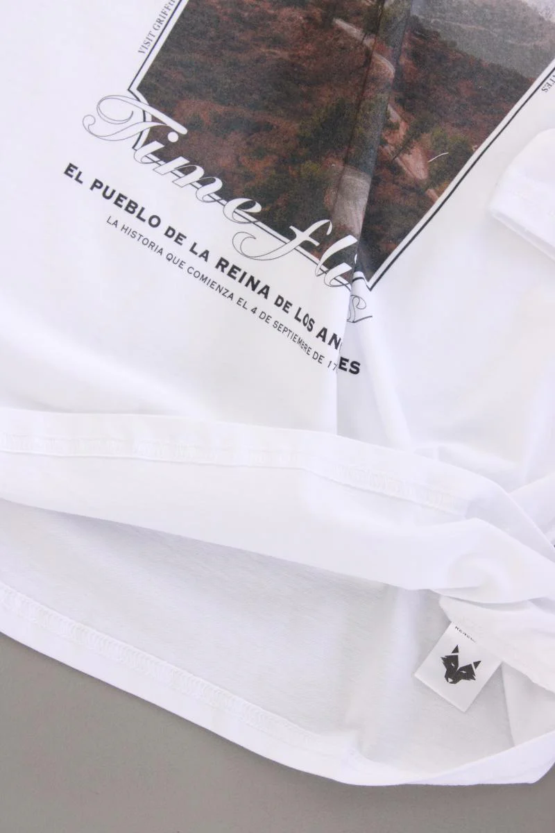 Printshirt für Herren Gr. XL neu mit Etikett Kurzarm weiß aus Baumwolle - Image 3