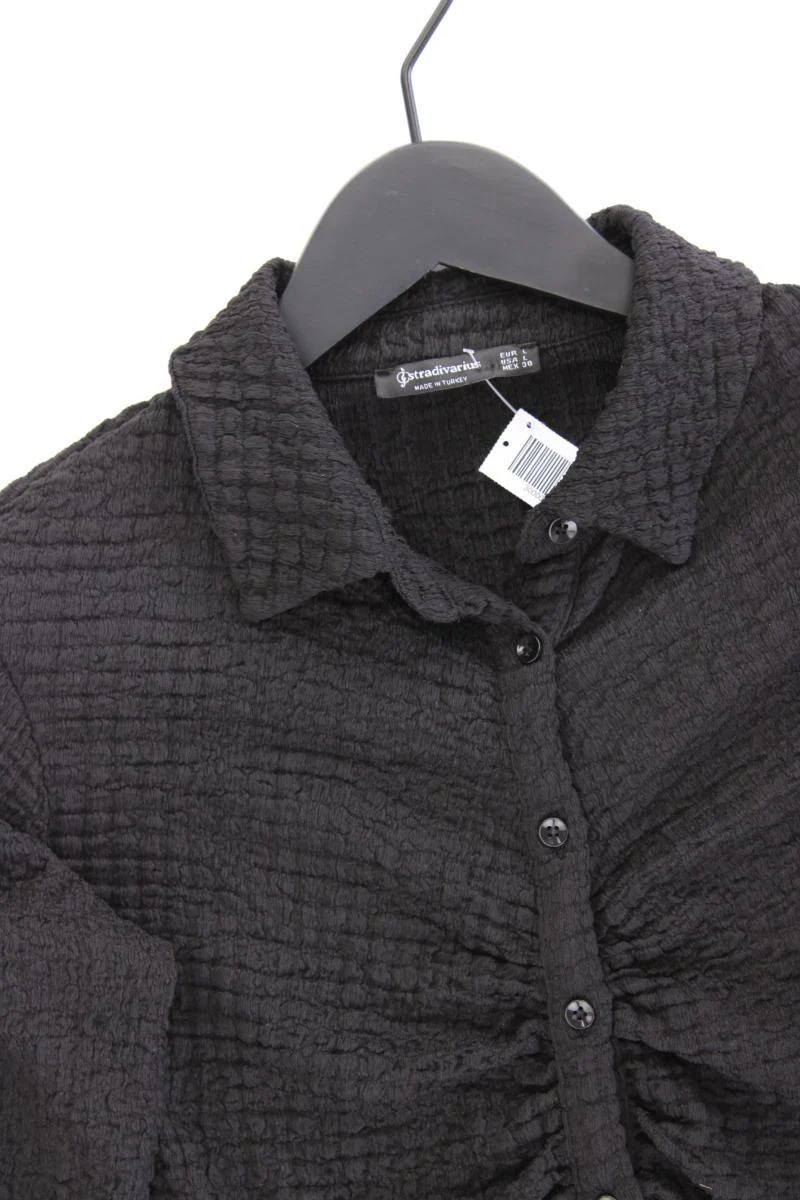 Stradivarius Langarmbluse Gr. L schwarz aus Polyester - Image 2