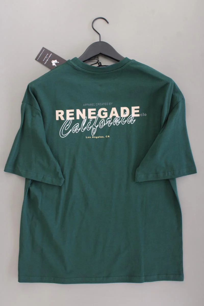 T-Shirt für Herren Gr. M neu mit Etikett Kurzarm grün aus Baumwolle - Image 5