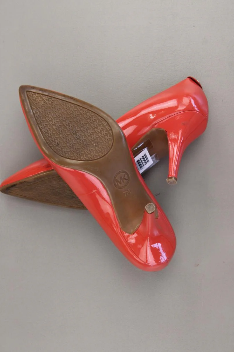Michael Kors Pumps Gr. 38 rot aus Leder - Image 4