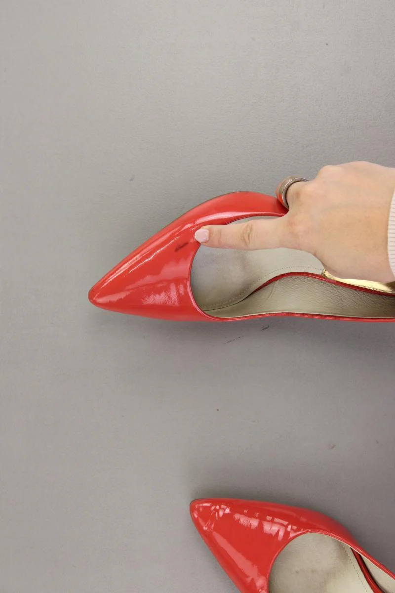 Michael Kors Pumps Gr. 38 rot aus Leder - Image 5